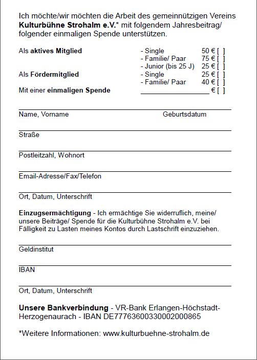 postkarte - Antrag